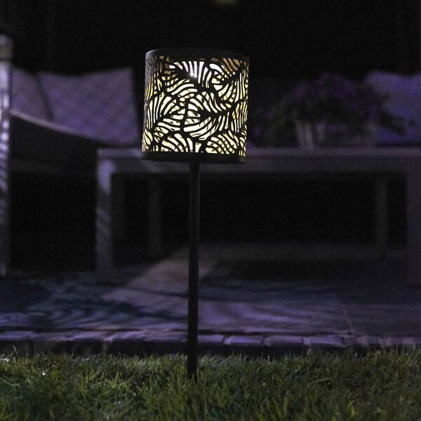 Luxform Lampe sur piquet de jardin &agrave; LED solaire Forest