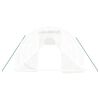 vidaXL Serre avec cadre en acier blanc 72 m&sup2; 24x3x2 m