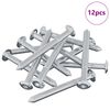 vidaXL Vis 12 pc Argent&eacute; M6 x 60 mm Acier