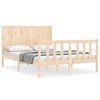 vidaXL Cadre de lit sans matelas 140x190 cm bois de pin massif