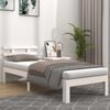 vidaXL Cadre de lit sans matelas blanc 75x190 cm
