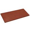 vidaXL Pierre de marchage 6 pcs Rouge 60,5 x 25 x 2 cm Caoutchouc