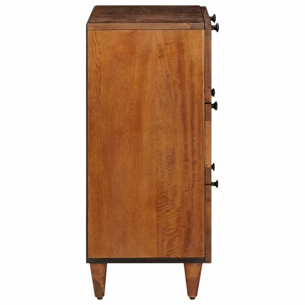 vidaXL Buffet Noyer 60 x 33 x 75 cm Bois de mangue massif