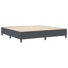 vidaXL Cadre de lit plateforme Gris fonc&eacute; 200 x 200 cm