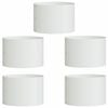 vidaXL Anneau de jardini&egrave;re 5 pcs Blanc 30 x 30 x 20 cm