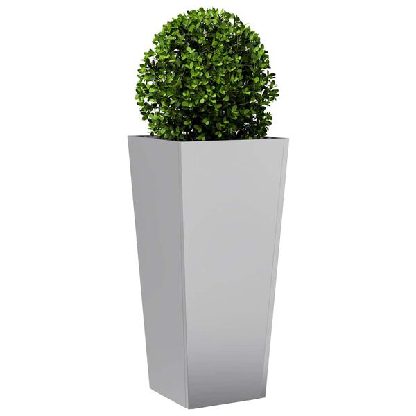 vidaXL Jardini&egrave;res 2 pcs 35x35x75 cm acier galvanis&eacute;