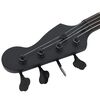 vidaXL Guitare basse électrique pour débutants avec sac noir 4/4 46"