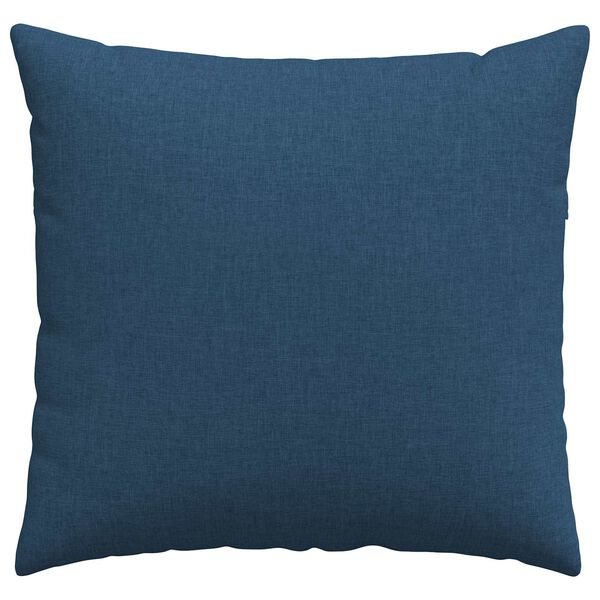 vidaXL Coussins de canap&eacute; 2 pcs Bleu 45 x 45 cm tissu
