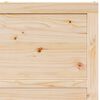 vidaXL Porte coulissante Naturel 90 x 208 cm Bois de pin massif