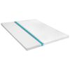 vidaXL Sur-matelas 140 x 200 cm Mousse froide Profil d'&oelig;uf 6 cm