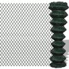 vidaXL Cl&ocirc;ture &agrave; mailles losang&eacute;es Acier 1,5x15 m Vert