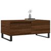 vidaXL Table basse Ch&ecirc;ne marron 90x50x36,5 cm Bois d'ing&eacute;nierie