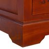 vidaXL Commode Marron classique 45x35x100 cm Bois d'acajou massif