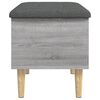 vidaXL Banc de rangement sonoma gris 62x42x46 cm bois d'ing&eacute;nierie