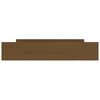 vidaXL Tiroirs de lit 2 pcs Marron miel Bois de pin massif