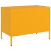 vidaXL Meuble TV jaune moutarde 68x39x50,5 cm acier