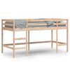 vidaXL Lit mezzanine d'enfants sans matelas avec &eacute;chelle 90x200 cm