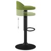vidaXL Tabourets de bar lot de 2 vert clair velours