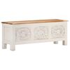 vidaXL Boîte de rangement 110x30x40 cm Bois d'acacia solide