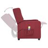 vidaXL Fauteuil de massage Rouge bordeaux Tissu