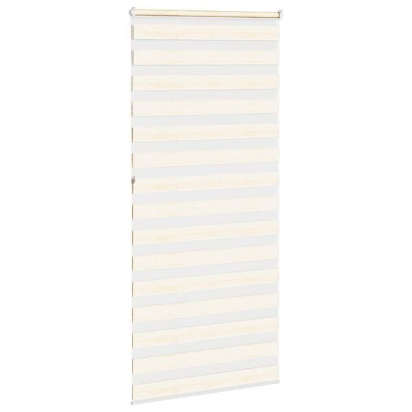 vidaXL Store z&egrave;bre beige marbr&eacute; largeur du tissu 95,9 cm polyester