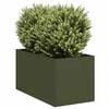 vidaXL Jardini&egrave;re vert olive 40x80x40 cm acier lamin&eacute; &agrave; froid