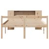 vidaXL Lit biblioth&egrave;que sans matelas 140x190 cm bois de pin massif