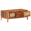 vidaXL Table basse 100x50x40 cm Bois de r&eacute;cup&eacute;ration massif