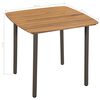 vidaXL Ensemble &agrave; manger d'ext&eacute;rieur 5pcs Bois acacia solide et acier