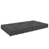 vidaXL Coussin de plancher de palette Anthracite 73x40x7 cm Coton