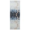 vidaXL Coureur de Tapis LESAKA Argent&eacute; 50 x 450 cm Velours diamant