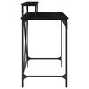 vidaXL Bureau Ch&ecirc;ne noir 100 x 50 x 90 cm Bois d'ing&eacute;nierie