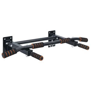 VidaXL Barre de traction Noir et Rouge 92 x 51 x 18 cm