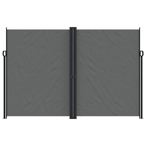 vidaXL Auvent lat&eacute;ral r&eacute;tractable anthracite 220x600 cm