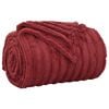 vidaXL Jet&eacute; Rouge Bordeaux 270 x 240 cm 1.66 kg Toison