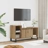 vidaXL Meuble TV ch&ecirc;ne artisanal 100x35x55 cm bois d'ing&eacute;nierie