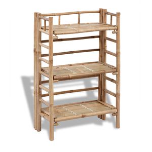 vidaXL &Eacute;tag&egrave;re &agrave; plantes 3 niveaux Bambou