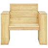 vidaXL Salon de jardin 5 pcs Bois de pin impr&eacute;gn&eacute;