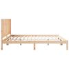 vidaXL Cadre de lit extra long sans matelas 200x220 cm bois massif