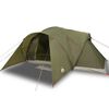 vidaXL Tente familiale &agrave; d&ocirc;me 6 personnes vert olive imperm&eacute;able