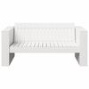 vidaXL Canapé de jardin Blanc 134 x 60 x 62 cm Pin massif