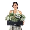 LECHUZA Jardini&egrave;re BALCONERA Cottage 50 ALL-IN-ONE Granite