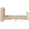 vidaXL Lit bibliothèque sans matelas 140x190 cm bois de pin massif