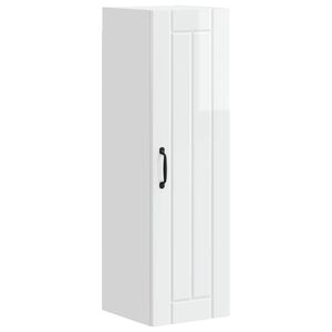vidaXL Meuble mural LUCCA Blanc brillant 30 x 31 x 100 cm