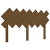 vidaXL T&ecirc;te de lit Marron miel 141x3x80,5 cm Bois massif de pin