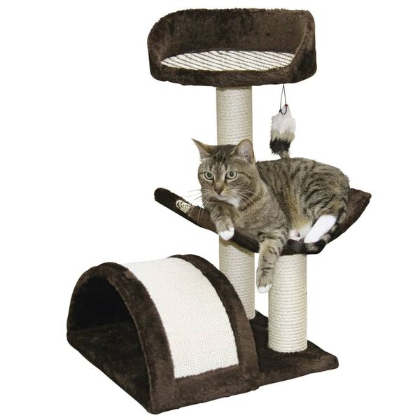 Kerbl Arbre &agrave; chats Safari 60 cm Marron fonc&eacute;