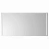 vidaXL Miroir de salle de bain LED avec miroir Transparent 100 x 60 cm