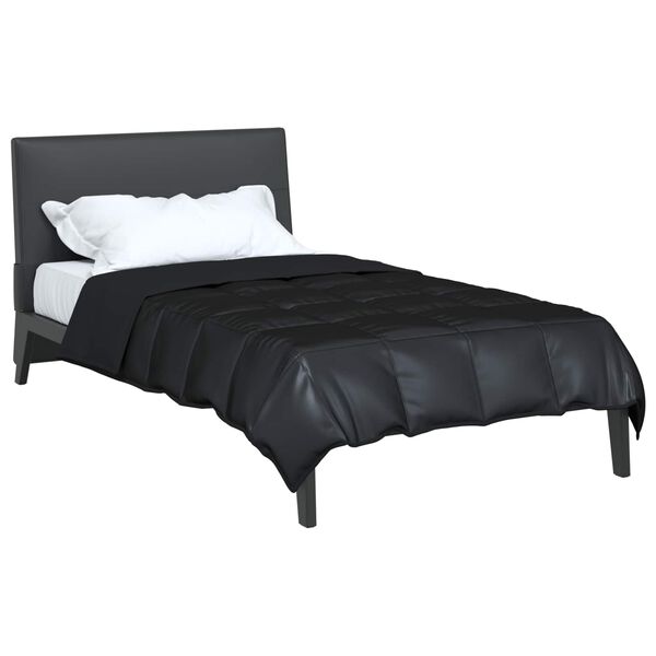 vidaXL Duvet complet toute l'ann&eacute;e Noir 200 x 135 cm