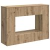 vidaXL Table console Ch&ecirc;ne Artisanal 101 x 29 x 74 cm