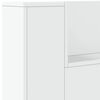 vidaXL Cabinet de T&ecirc;te de Lit avec LED Blanc 180 x 16,5 x 103,5 cm